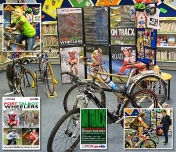 Port Talbot Wheelers in the Library